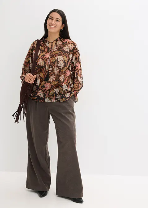 Trikottunika i myk mesh, bonprix