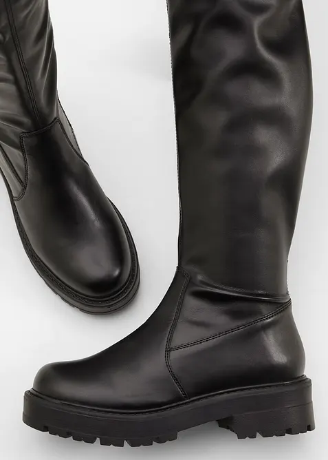 Overknee støvletter, bonprix