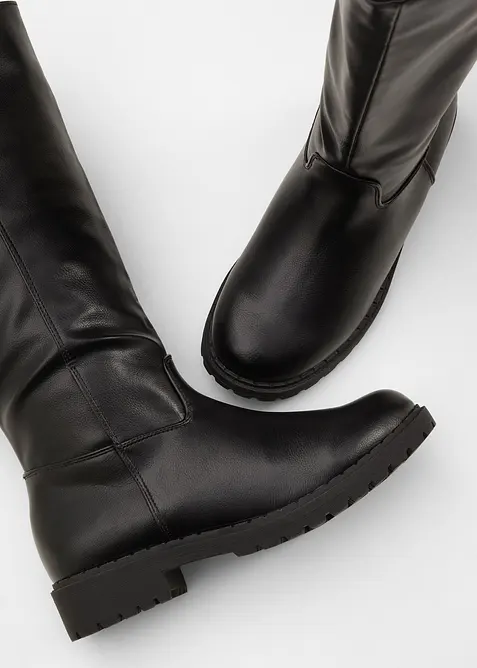 Støvletter med vidt skaft, bonprix