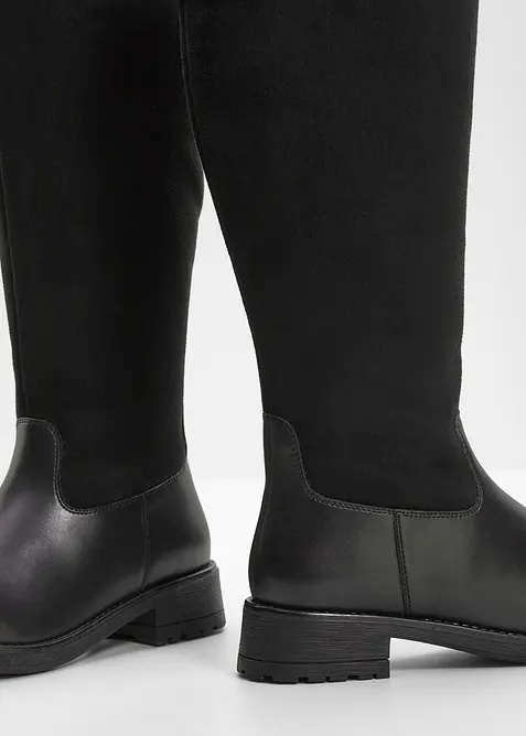 Støvletter med vidt skaft, bonprix