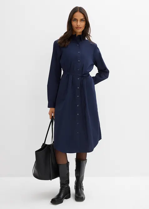 Midikjole i 100% økologisk bomull, bonprix