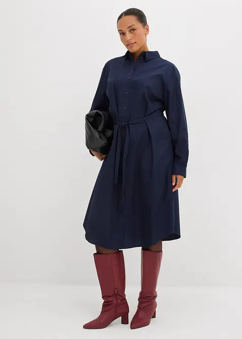 Midikjole i 100% økologisk bomull, bonprix