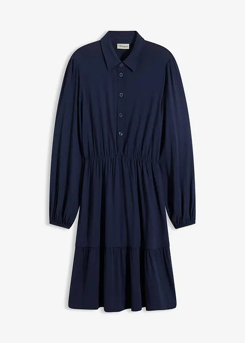 Trikotkjole i myk viskosemiks, bonprix