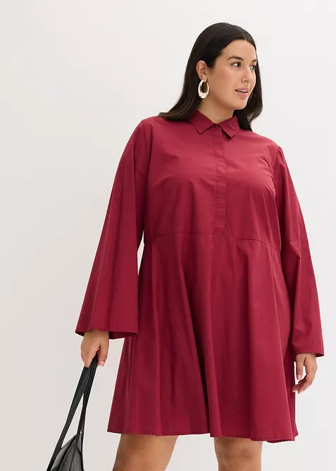 Skjortekjole i 100% bomull, bonprix