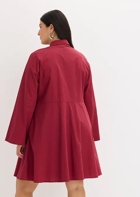 Skjortekjole i 100% bomull, bonprix