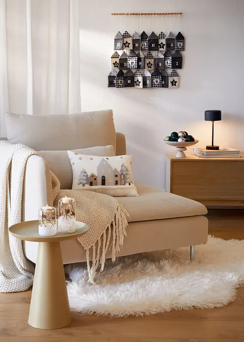 Pyntepute med hus-motiv, bonprix