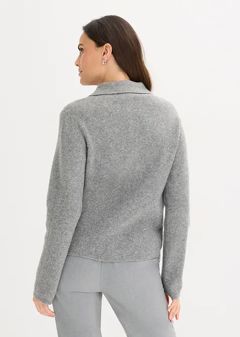 Pologenser med ullandel, bonprix