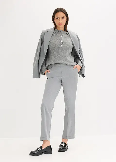 Pologenser med ullandel, bonprix