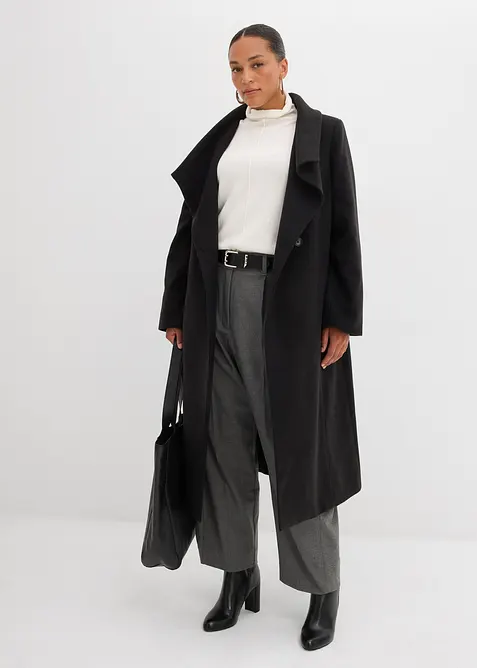 Pologenser i bomull med myk kasjmir, bonprix