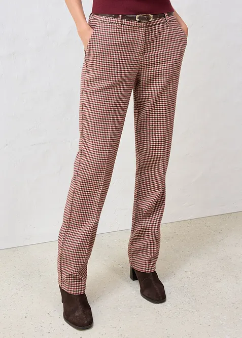 Bukse i myk ullmiks, bonprix