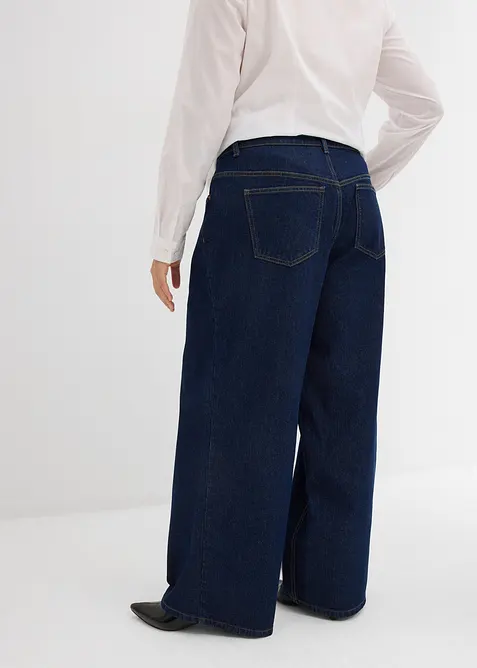Wide Leg-jeans Mid Waist, bonprix