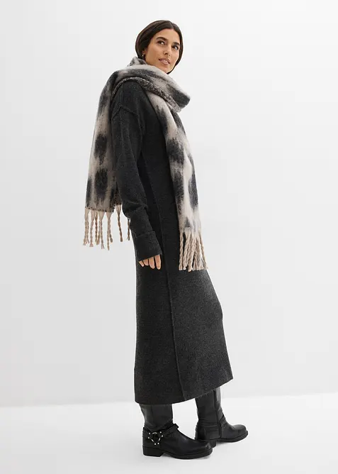 Midi strikkekjole, bonprix