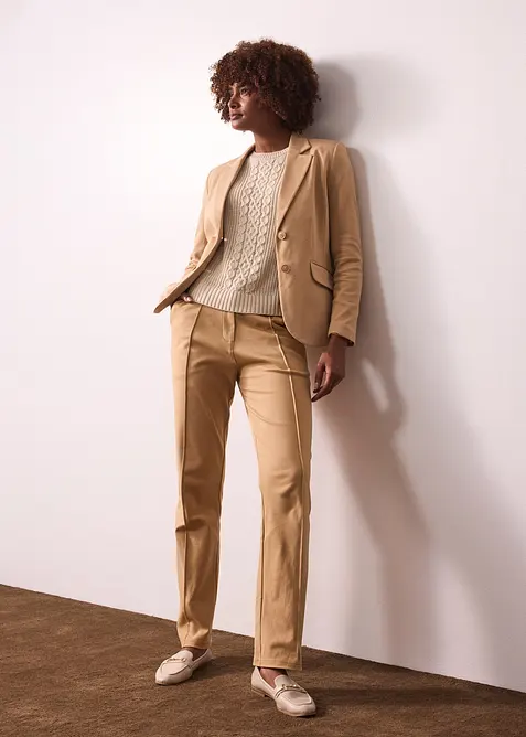 Jersey-blazer i bomull, bonprix