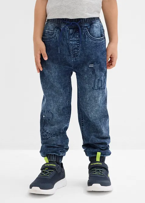 Varmende, Regular Fit pull on-jeans med jerseyfôr, bonprix