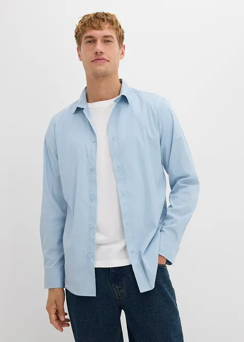 Skjorte med stretch, Slim Fit, bonprix