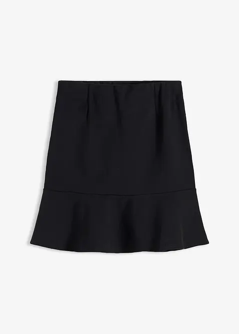 Miniskjørt i behagelig Punto di Roma-materiale, bonprix