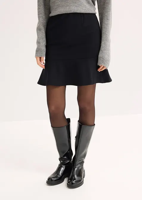 Miniskjørt i behagelig Punto di Roma-materiale, bonprix