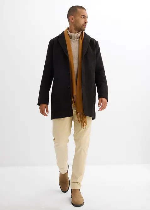 Kort kåpe med ullandel, bonprix