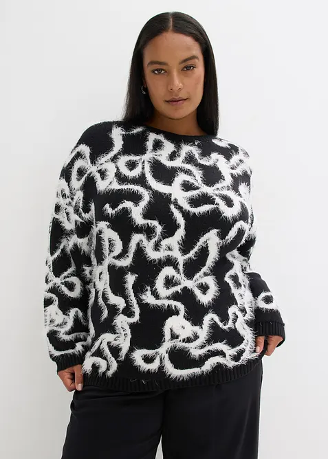 Jacquard-genser av myk viskosemiks, bonprix