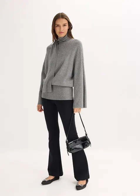 Oversized genser av myk viskosemiks, bonprix