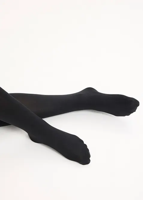 Formende ultra-ugjennomsiktig strømpebukse med Belly-Control og komfortlinning, 80 DEN, bonprix