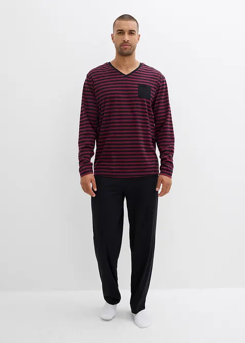Pyjamas i 100% bomull, bonprix