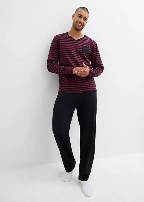 Pyjamas i 100% bomull, bonprix