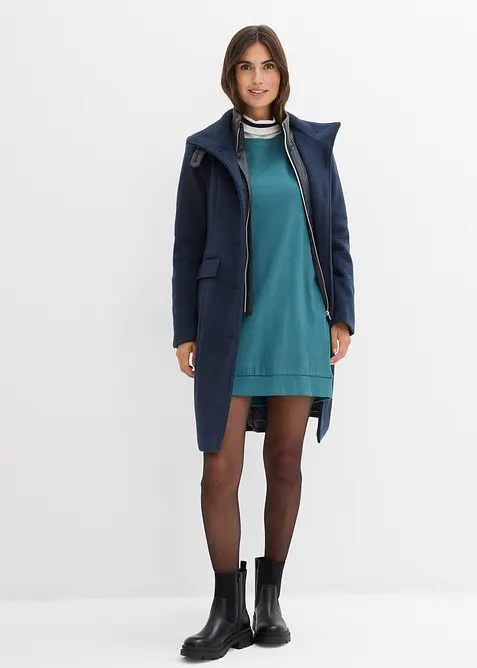 Sweatshirtkjole i myk frottè, bonprix