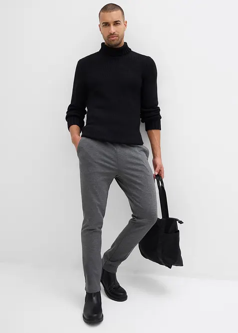 Elegant super-stretchbukse med komfortlinning, Slim Fit, bonprix