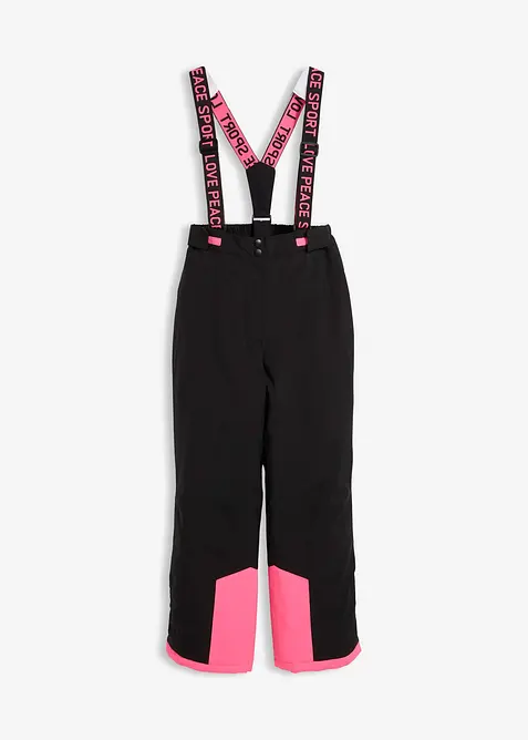 Skibukse med avtagbare seler, vanntett, bonprix