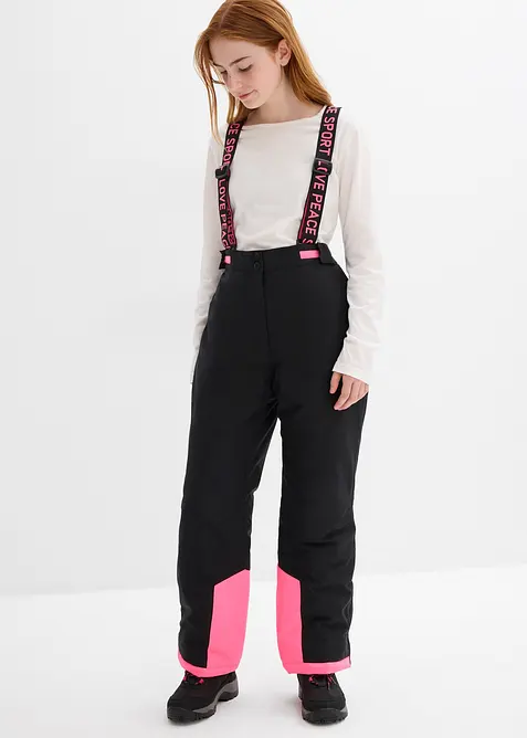 Skibukse med avtagbare seler, vanntett, bonprix