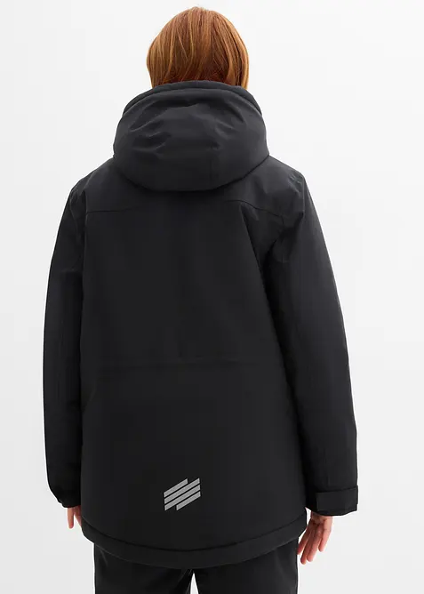 Vanntett skijakke med sporty detaljer, bonprix