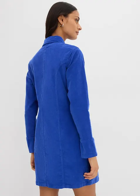 Figurnær kordfløyelskjole, bonprix