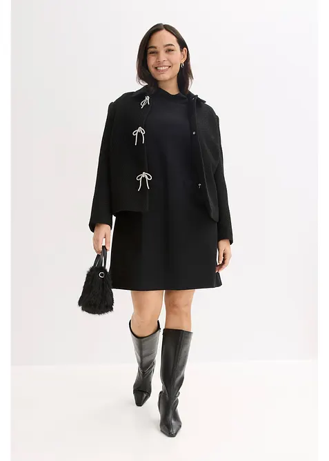 Minikjole i lett viskosemiks, bonprix