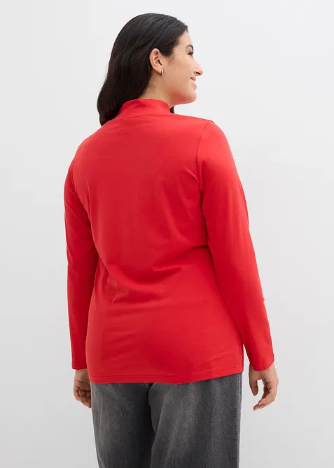 Langermet topp i figurnær modell, bonprix