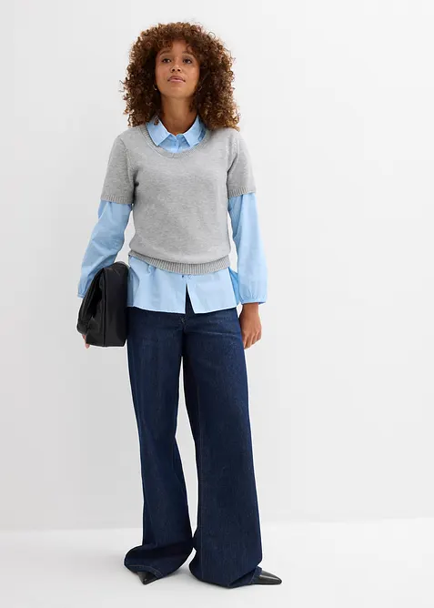 Kortermet genser, bonprix