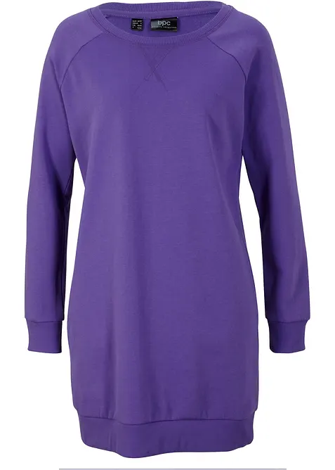 Sweatshirtkjole i myk frott&egrave;, bonprix