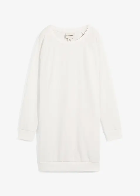 Sweatshirtkjole i myk frottè, bonprix