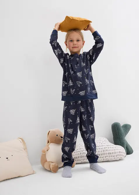 Pyjamas i 100% økologisk bomull, bonprix