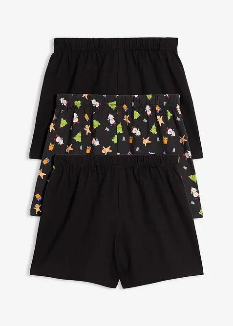 Vid boksershorts i 100% bomull (3-pack), bonprix