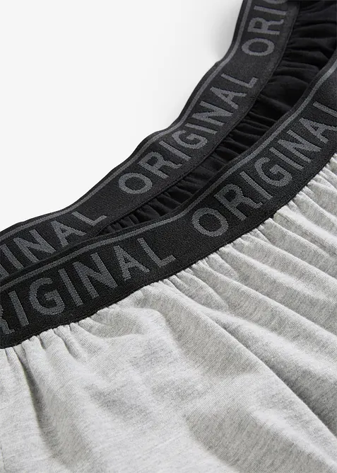 Pyjamasbukse i bomull (2-pack), bonprix