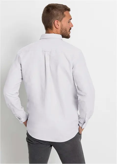 Langermet Oxford-skjorte i 100% bomull, Regular Fit, bonprix