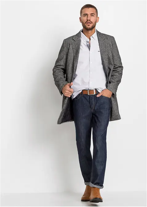 Langermet Oxford-skjorte i 100% bomull, Regular Fit, bonprix