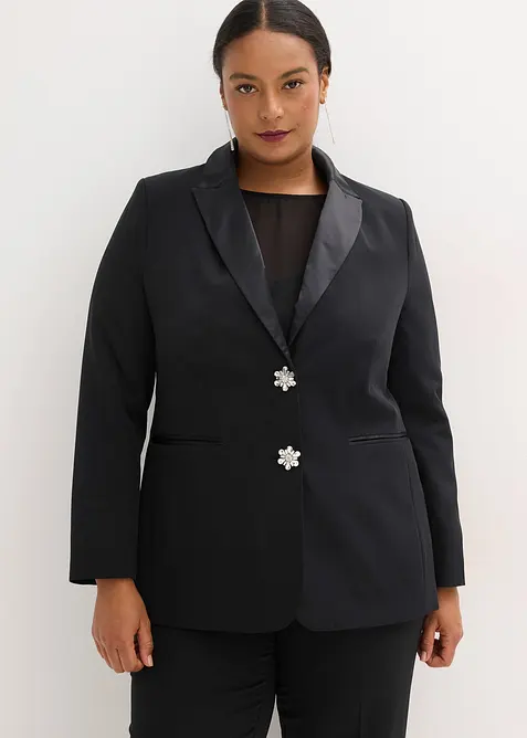 Blazer med smykkeknapper, bonprix