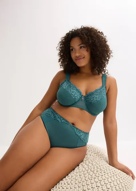 Maxitruse med delikat blonde, bonprix