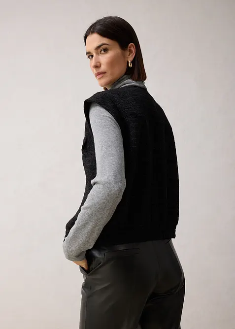 Vest med ull, bonprix