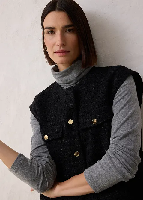 Vest med ull, bonprix