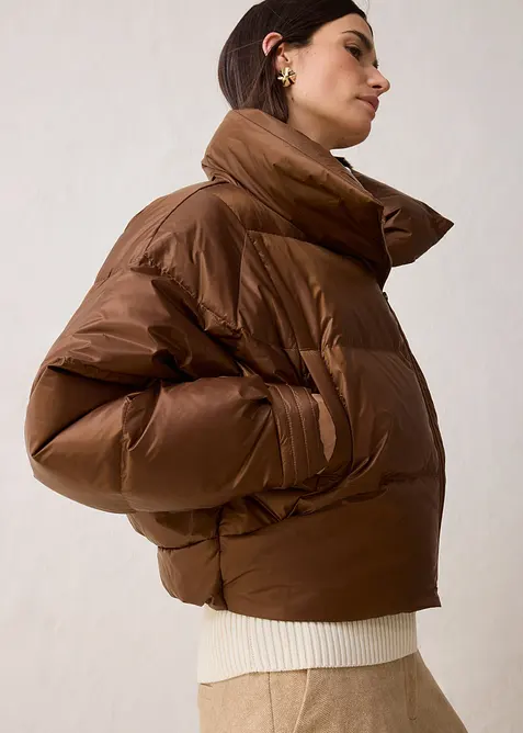 Dunjakke med resirkulert dun, vannavvisende materiale, bonprix