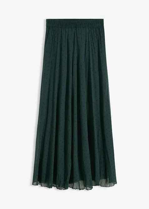 Chiffonskjørt i chrash look, bonprix