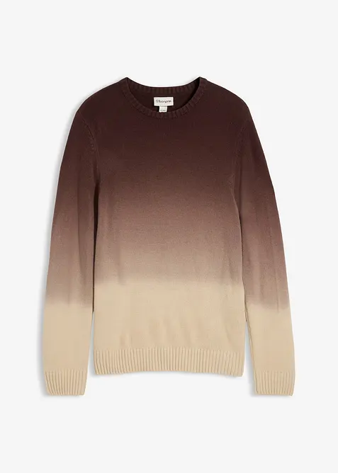 Genser i finstrikk med fargegradering, bonprix